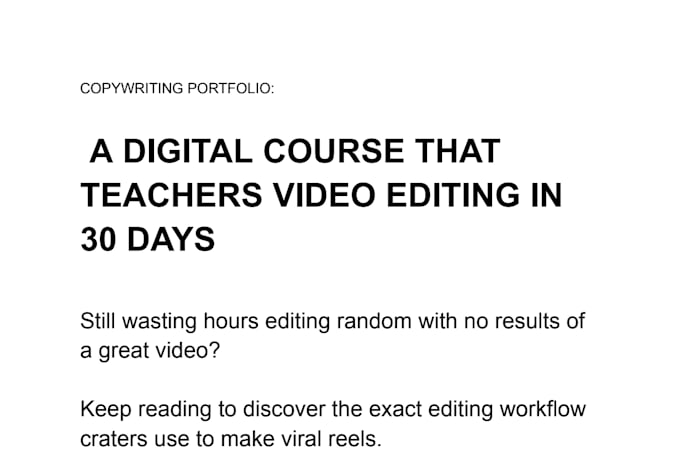 create engaging and high converting copies